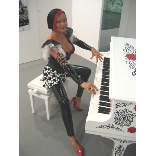 CLOWN CLONE AND THE PIANO TATTOO, 2008, Fiera d'Arte Contemporanea e Moderna,   Palazzo dei Congressi, Roma