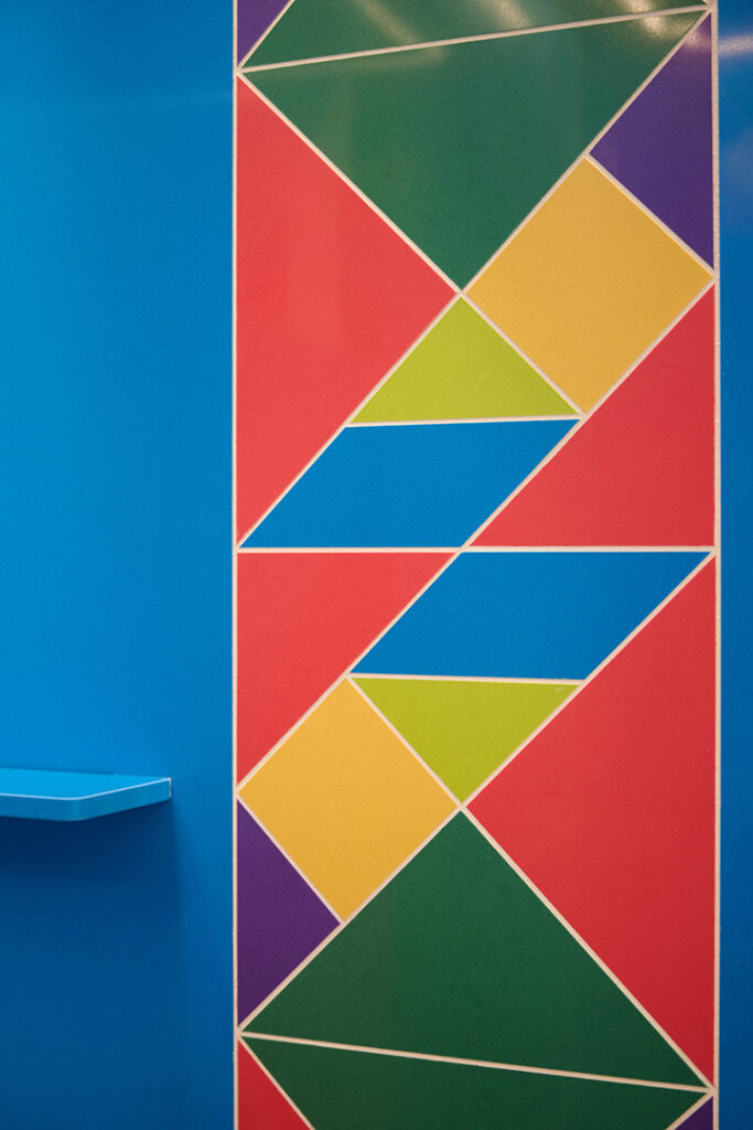 Bagno tangram dettaglio - Beatriz Millar