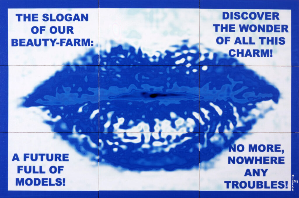 Blue Lips: the Slogan of Our Beautyfarm 2003 - Beatriz Millar