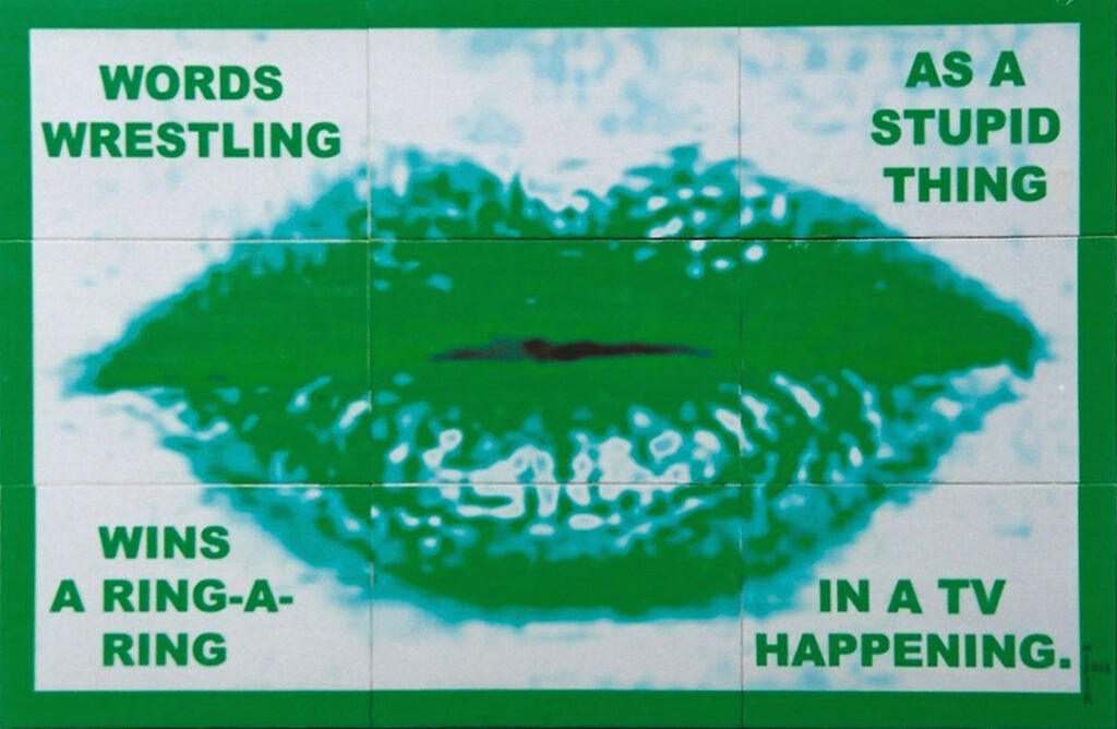 Green Lips: Words Wrestling 2003 - Beatriz Millar