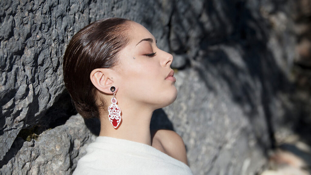 Orecchini fantasia flamenco - Beatriz Millar